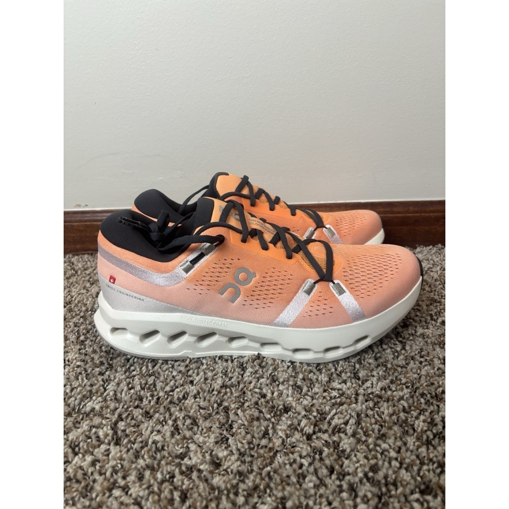 Size 11- Men's On Cloudsurfer 2 Running Shoes Tangerine/Ivory